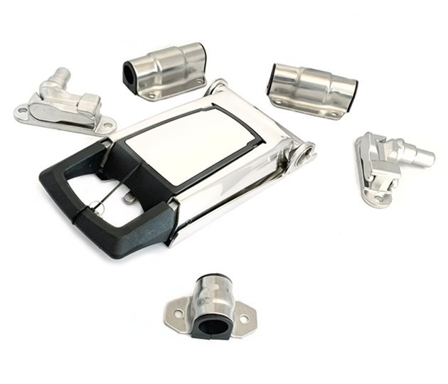 Rear Door Gear Kit, 27mm Stainless Steel, Plant-On Pull Handle
