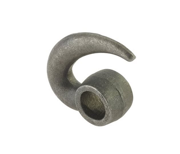 Tailboard Locking Bar Hook, Weld-On, For 20mm Bar, Self Colour