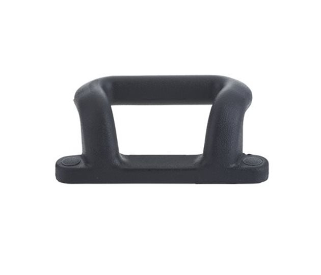 Pull Handle, Cushion Grip, Black Polyurethane, 178 mm, Concealed Fixings