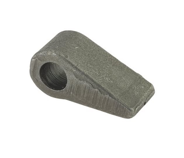 Tailboard Locking Bar Tab, Weld-On, For 20mm Bar, Self Colour