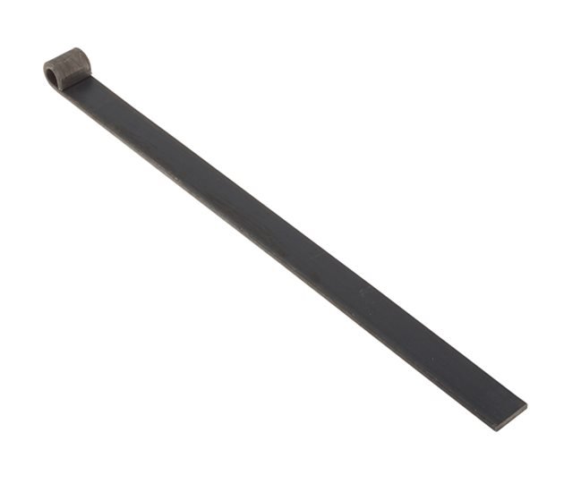 Tailboard Straight Strap Hinge, 460 x 40 x 8 mm, 12.5 mm Pin, Self Colour