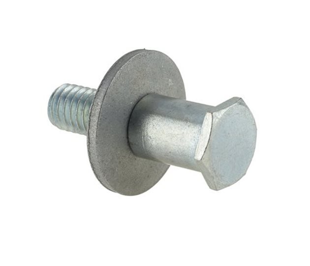 Striker Bolt, M12 Thread, 17mm Diameter, 18mm Length, Zinc Plated