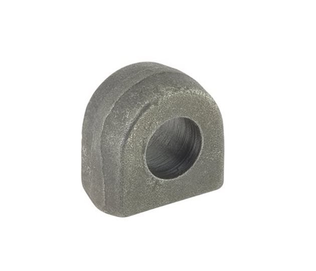 Tailboard Locking Bar Bracket, Weld-On, 20mm Bar, Forged Steel, Self Colour