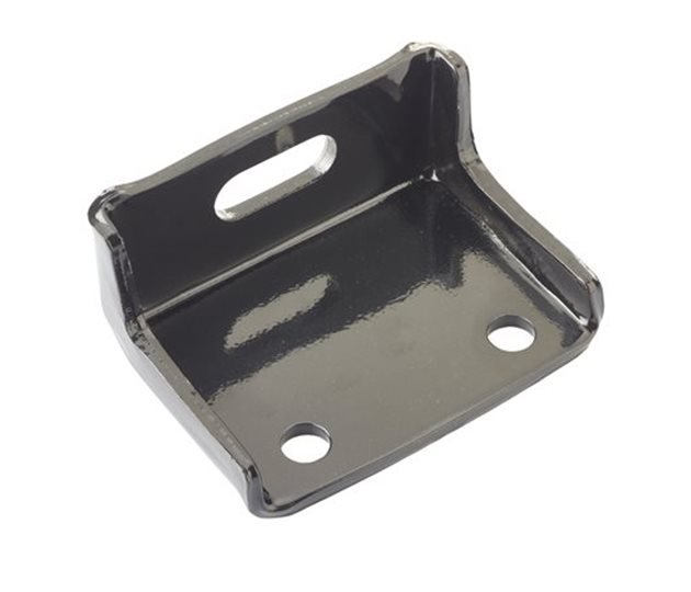 Body Mounting Bracket, Lower Front, DAF LF Euro 4-6, Pressed Steel, Black