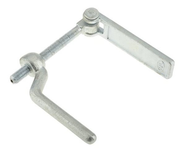 Ramp Fastener Assembly, M16 x 141 mm, Zinc Plated, 165 mm Length