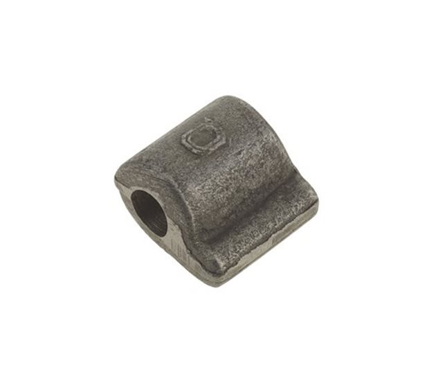 Tailboard Hinge, Weld-On Short TIR, 14mm Pin, 42 x 40mm, Self Colour