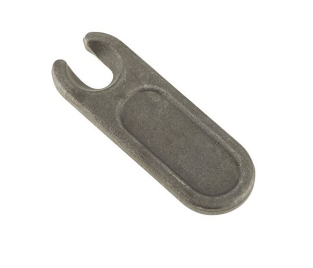 Ramp Fastener Retaining Plate, Self Colour, 144 x 51 x 12mm, Acme Thread