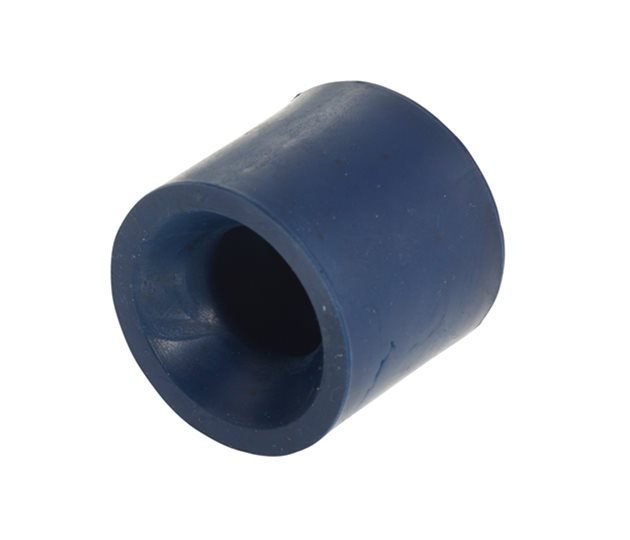 Female Rubber Door Retainer, Blue, M6 Tapped, 3-8 kg Pull, 40mm Dia x 36mm