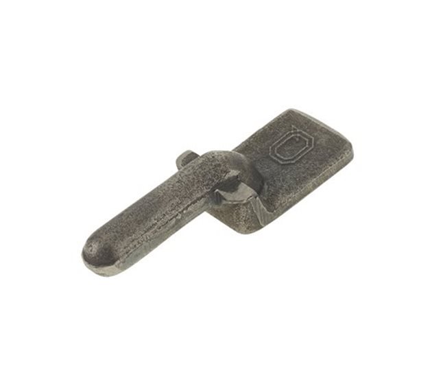Weld-On Tailboard Gudgeon Pin 12.5mm x 40mm Mild Steel Self Colour