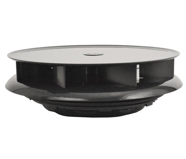 Rotary Roof Ventilator, Low Profile, Black, 319 x 319 x 68 mm