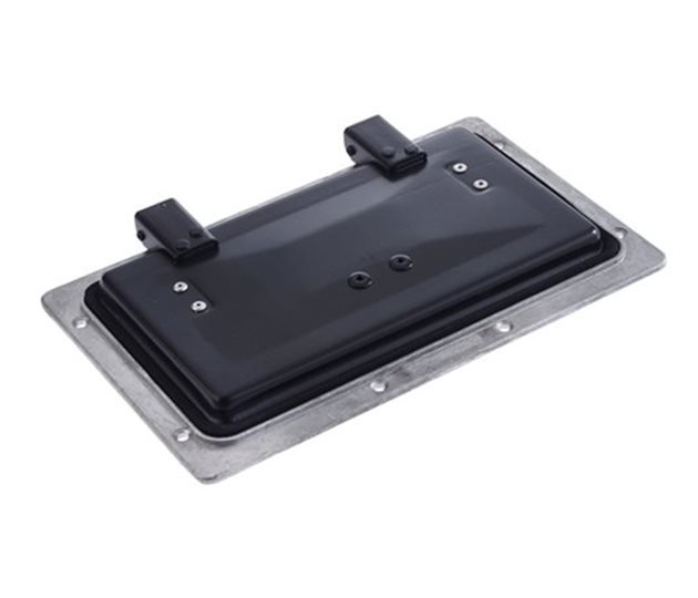 Static Roof Top Ventilator, Solid Top 265 x 212mm, Zinc Die-Cast, Black Lid
