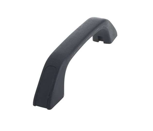 Black Polypropylene Pull Handle, 165 mm Centres, Concealed Fixings