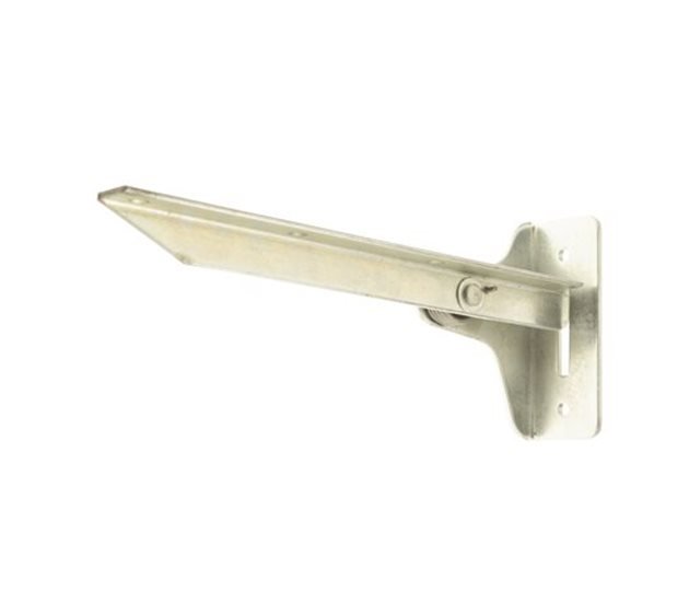 Tip-Up Seat Fitting, Right Hand, Spring Loaded, 305mm, Zinc-Plated Steel