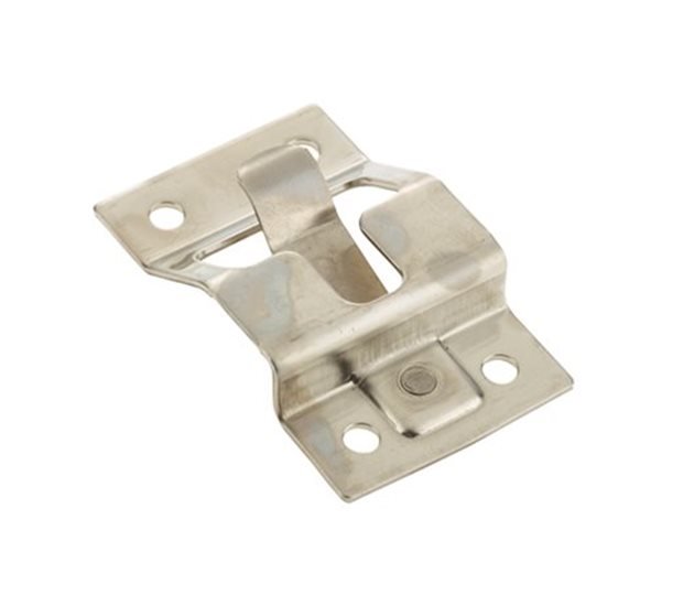 T-Bar Door Retainer Catch Plate, 304 Stainless Steel, 66 x 40mm