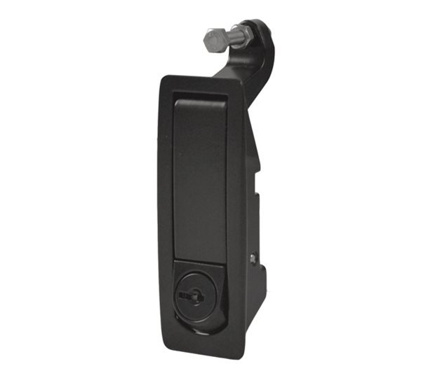 Raised Compression Latch, Keyed Alike, Black, 109x33.5mm, 1-24mm Grip