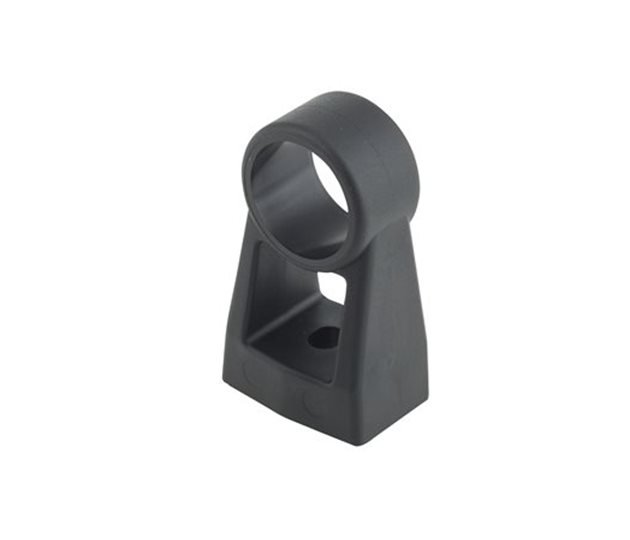 Grab Rail Centre Support, Black Polyamide, 80 x 46 x 34mm, Ø8mm Fixing