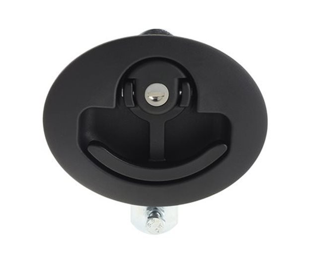Recessed Compression T Handle Latch Locking Keyed Alike 150 x 120mm