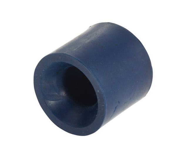 Female Rubber Door Retainer, Blue, Ø7mm Fixing, 3-8kg Pull, Ø40 x 35mm