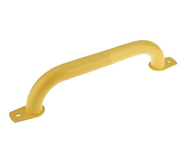 Steel Grab Handle - Yellow, 340 mm Centres, 35 mm Rail (RAL 1023)