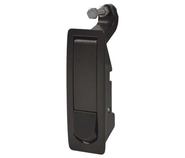 Raised Compression Latch, Black Non-Locking, 109 x 33.5 mm, 1-24 mm Grip