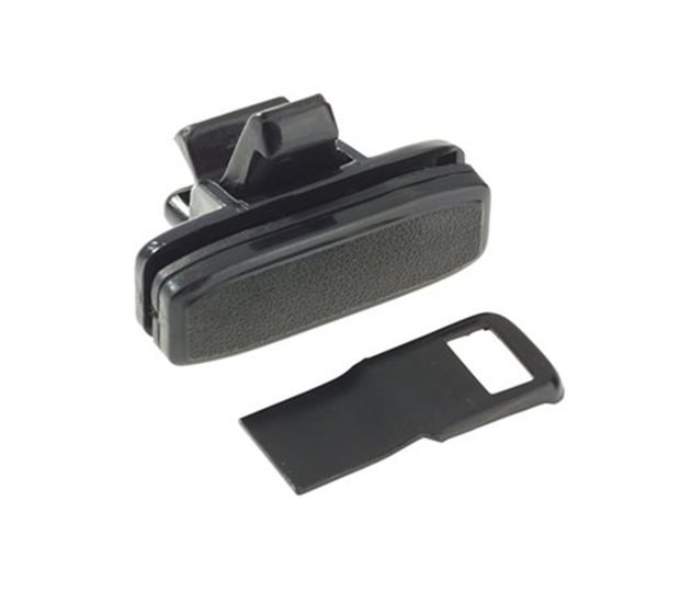 Clamp Window Stop, Black Polypropylene, For 4 mm Sliding Windows