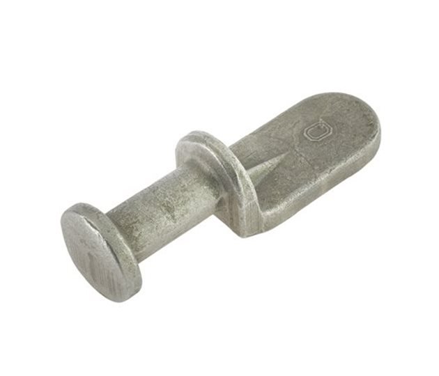 Flat Tailboard Lug, Weld-On, Ø25 x 51.5mm Shaft, 98 x 45mm Base