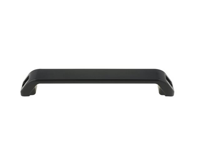 Pull Handle, Zinc Die-Cast, Black Powder Coated, 253mm, Ø7mm Countersunk