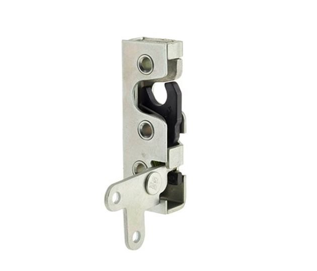 Slimline Single Rotor Latch, Left Hand, 2‐Point Lever, Zinc Plated, 98.5mm