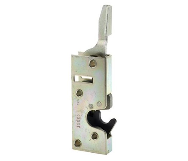Single Rotor Latch Left Hand, Vertical Lever, 104x41x17.5mm, Zinc-Plated