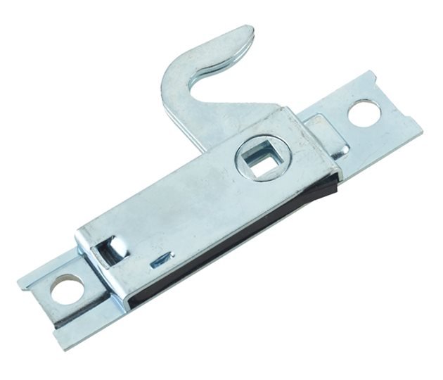 Budget Lock, Hooked Tongue, Left Hand, 112.5mm, Zinc Plated Steel