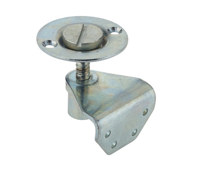 Floor Trap Fastener, M10 Thread, 2-Hole Countersunk, Zinc Plated, Ø57.5mm
