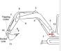 Position 1 Pin for Kubota K008 Alpha Mini Excavator - Replaces 69191 66560