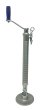 48mm Adjustable Trailer Prop Stand, 570-800mm, Serrated Tube, 400kg, Pivoting Foot