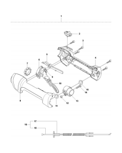 Handle & Controls  for Husqvarna 327 LS Trimmer/ Edgers