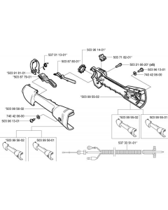 Handle & Controls  for Husqvarna 524 LK Trimmer/ Edgers