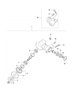 Bevel Gear for Husqvarna 535 LK Trimmer/ Edgers