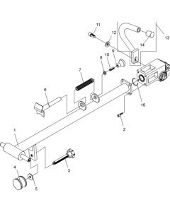 Center Pole Assembly for Wacker DPU2950Y-5000039143 Rev.100 Plate Compactor