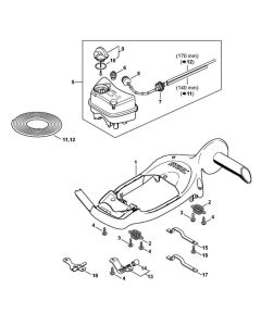 Handle Frame & Fuel Tank
