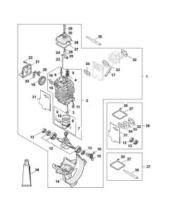 Engine Ø 43mm Assembly