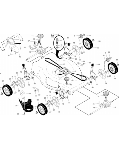 Drive Assembly for Husqvarna LC56AWD Consumer Lawn Mower