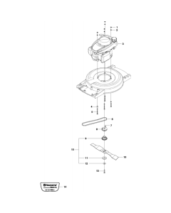 Engine Assembly for Husqvarna M53 S Pro Commercial Lawn Mower