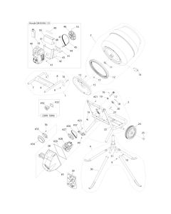 Main Assembly for Altrad Belle Minimix140 Tip-Up Mixer