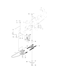 Transmission Assembly for Husqvarna Rider 18 Ride on Mowers