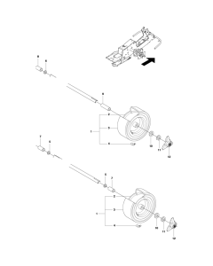 Wheels and Tires Assembly for Husqvarna Rider 18 AWD Ride on Mowers