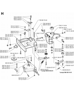 Transmission Assembly for Husqvarna Rider 850 Ride on Mowers