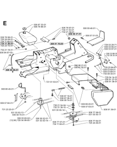 Chassis/ Frame Assembly for Husqvarna Rider 970 Ride on Mowers