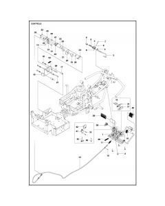 Controls Assembly for Husqvarna Rider Battery Ride on Mowers