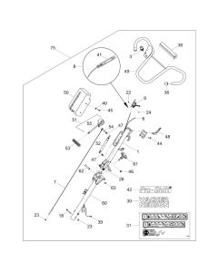 Handle Assembly for Wacker CT48-8