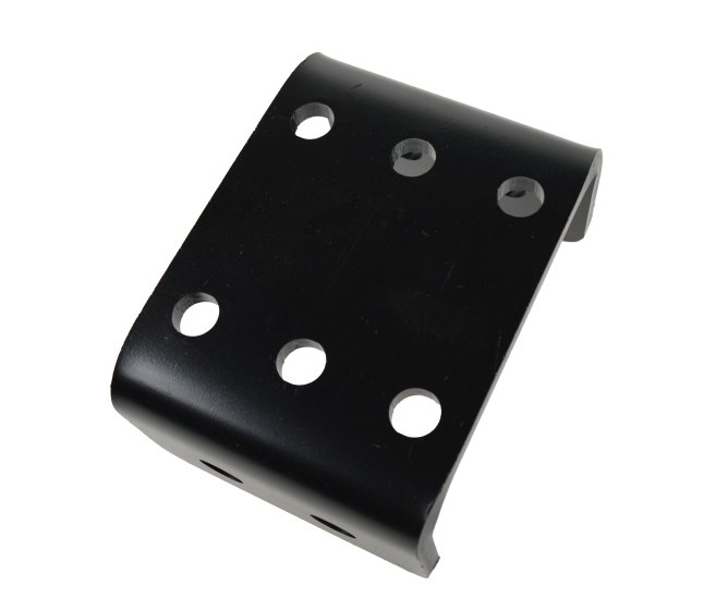 Towball Slider Plate, 128 x 173 mm, 2-Pin, 6 x M16 Fixings