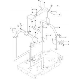 Lifting System Assembly for Husqvarna FS7000 DMT Floor Saw | L&S Engineers